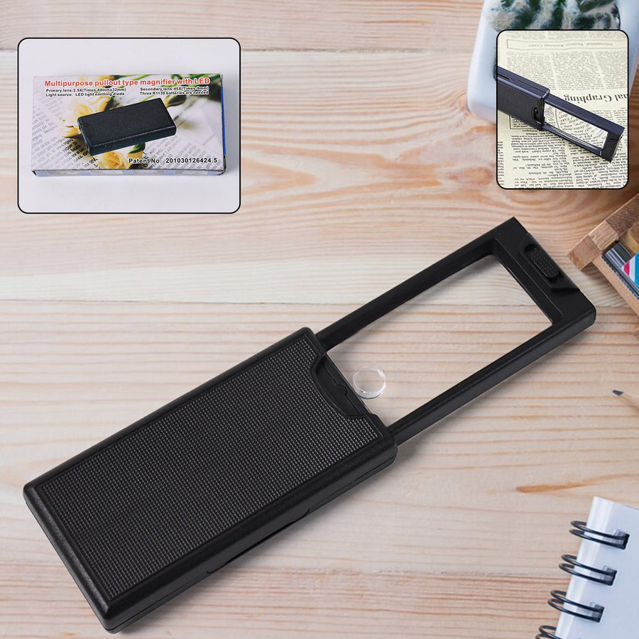 Extendable LED Magnifier – Portable & Durable Reading Aid