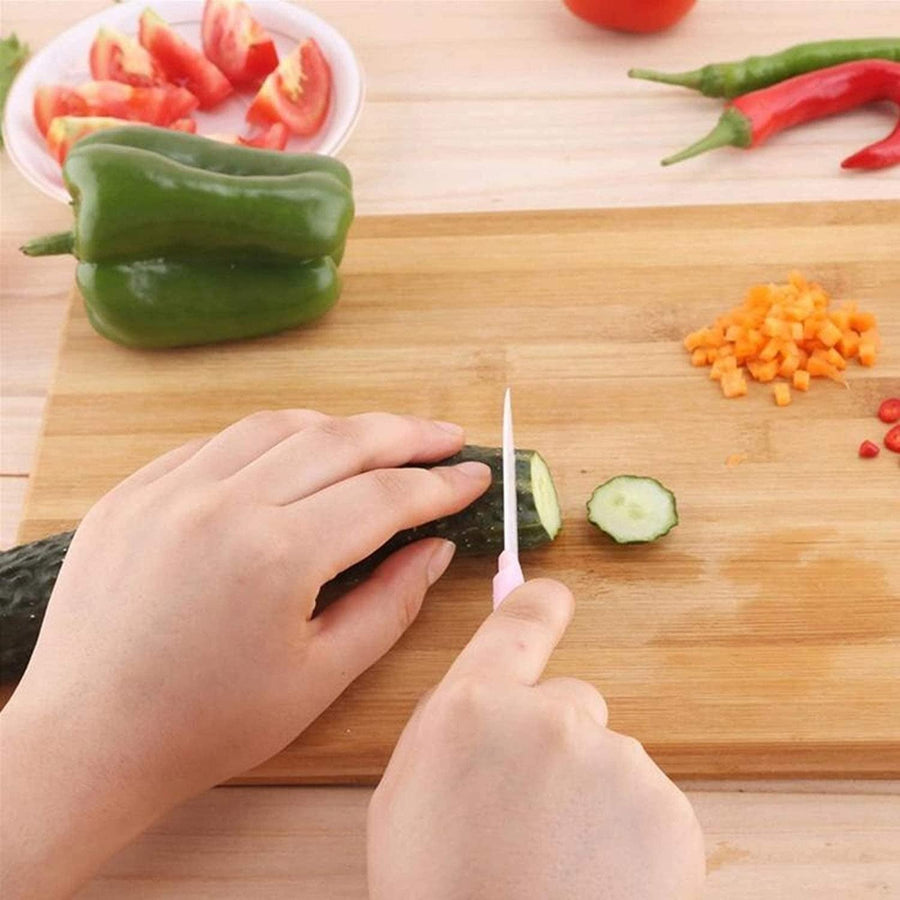 Bamboo Chopping Board – Thick Wooden with Holder | Cisora