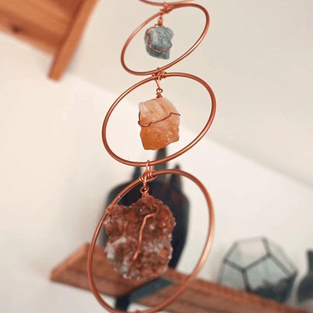 7-Chakra Crystal Hanging Wall Decor