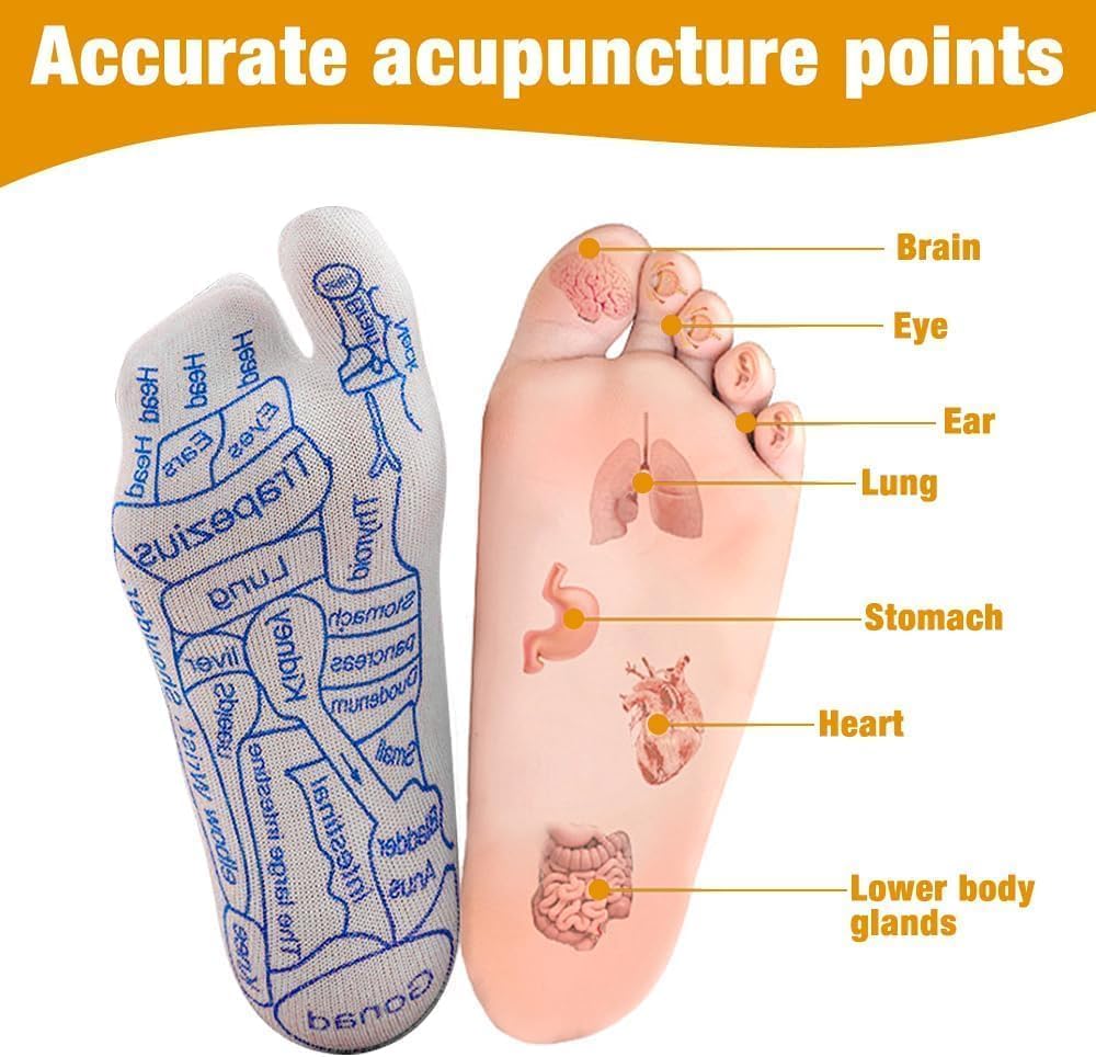 Acupressure Socks With Massager Stick