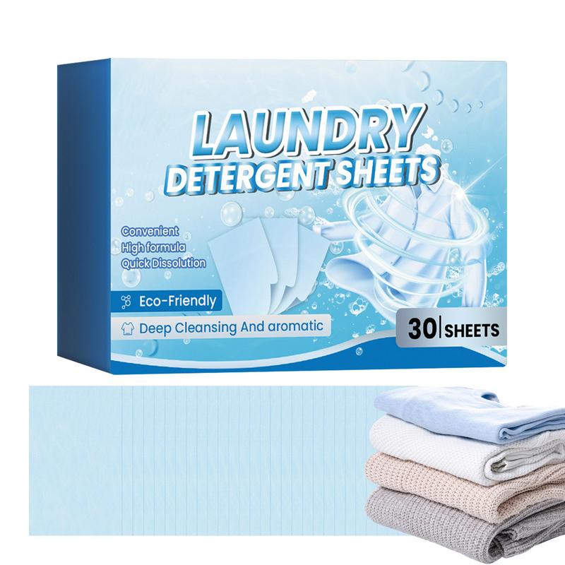 Eco-Friendly Laundry Detergent Sheets - Fragrance Free (60 sheets)
