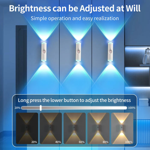 Body Sensor Magnetic Colorful Gradient LED Lamp