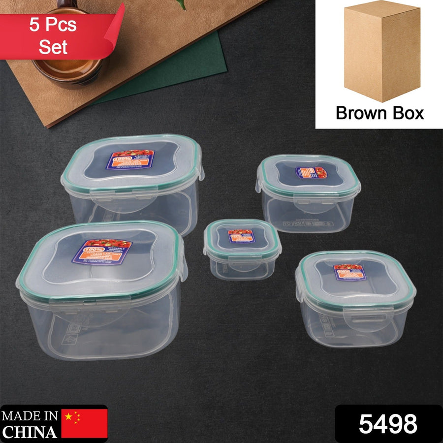 Kitchen Storage Containers – 5 Pc Airtight Set | Tidy Table