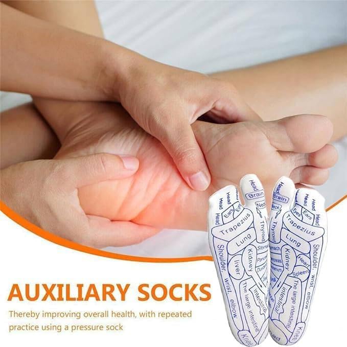 Acupressure Socks With Massager Stick