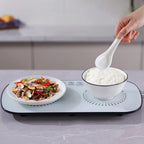 Multifunctional Electric Food Heating Glass Tray