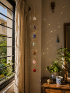 7-Chakra Crystal Hanging Wall Decor