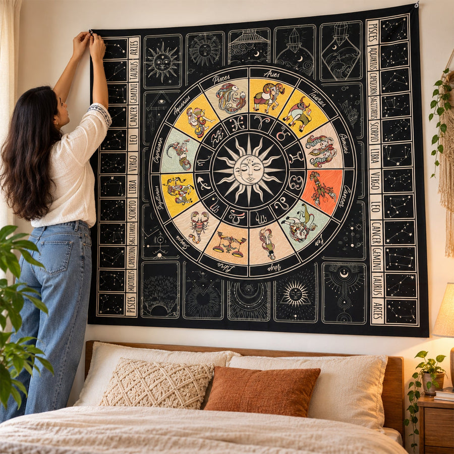 Mandala Wall Tapestry - 148x127 cm Cloth Wall Hanging