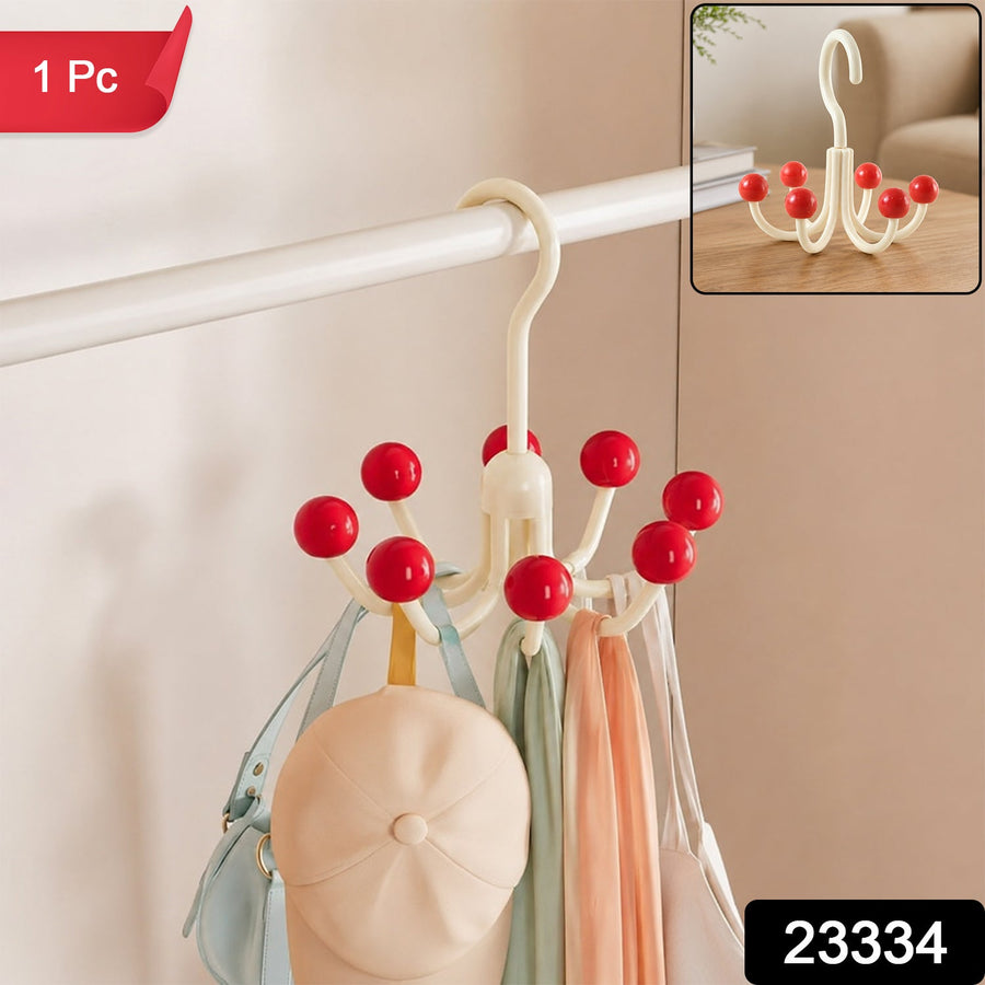 Rotating Multi-Arm Hanger Hook - 360 Wardrobe Organizer