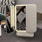 Multifold LED Makeup Mirror