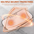 Multifunctional Electric Food Heating Glass Tray